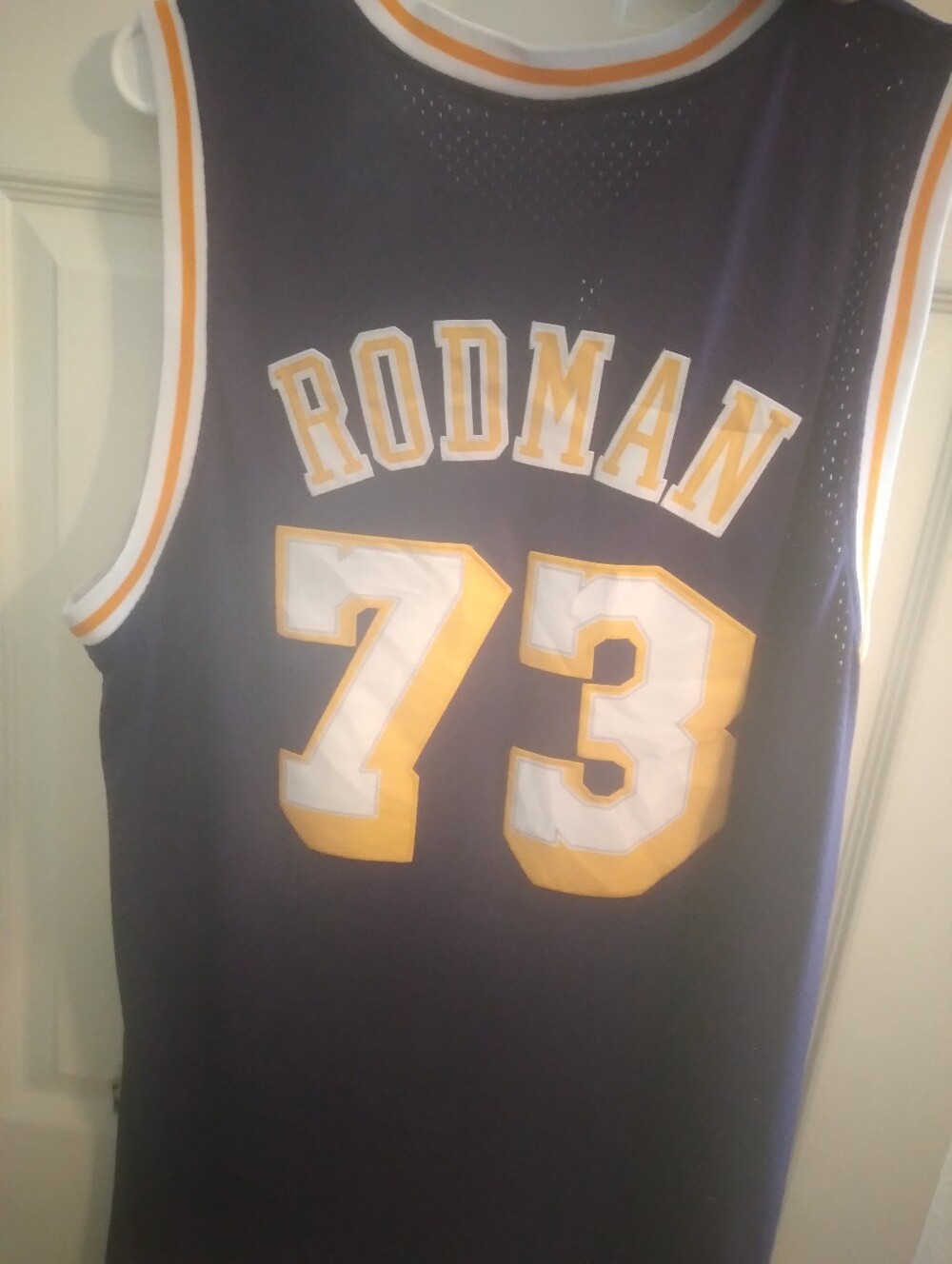Throwback Dennis Rodman Lakers Jersey - Picture 2 of 3